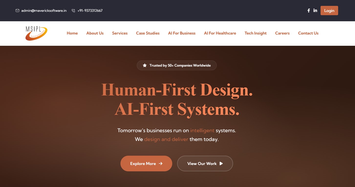 Maverick Software Website
